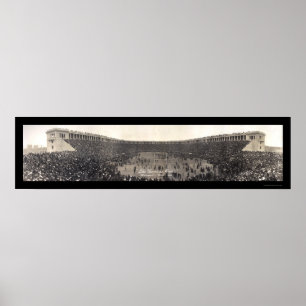 Yale Harvard lek över fotoet 1911 Poster