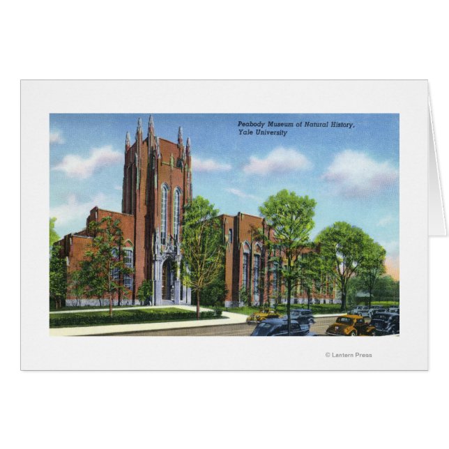 Yale U Peabody Museum of Natural History Hälsningskort (Framsidan Horizontal)