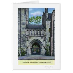 Yale Universiteten Gateway Hälsningskort