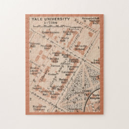 Yale University Karta 11x14 Pussel