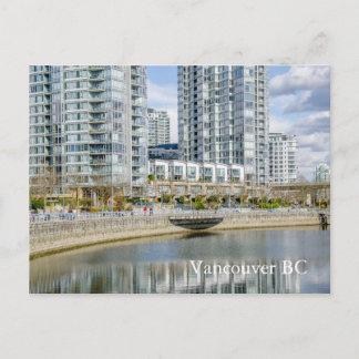 Yaletown City nära stranden Vancouver BC Vykort