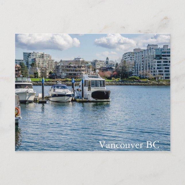 Yaletown City Roundhouse Vancouver BC Vykort (Framsida)