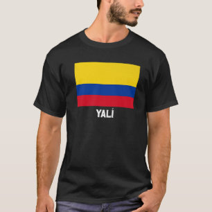 Yalí Colombia Flagga Emblem Escudo Bandera Vapens T Shirt