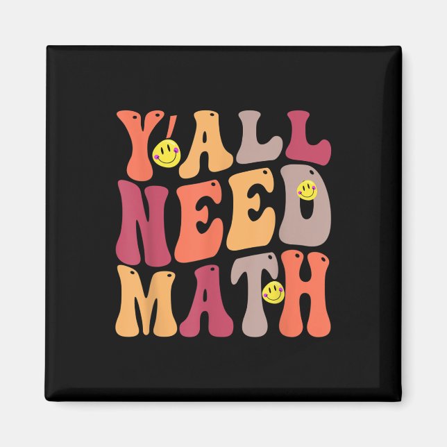 Yall Need Math Math Lycklig Magnet (Framsidan)
