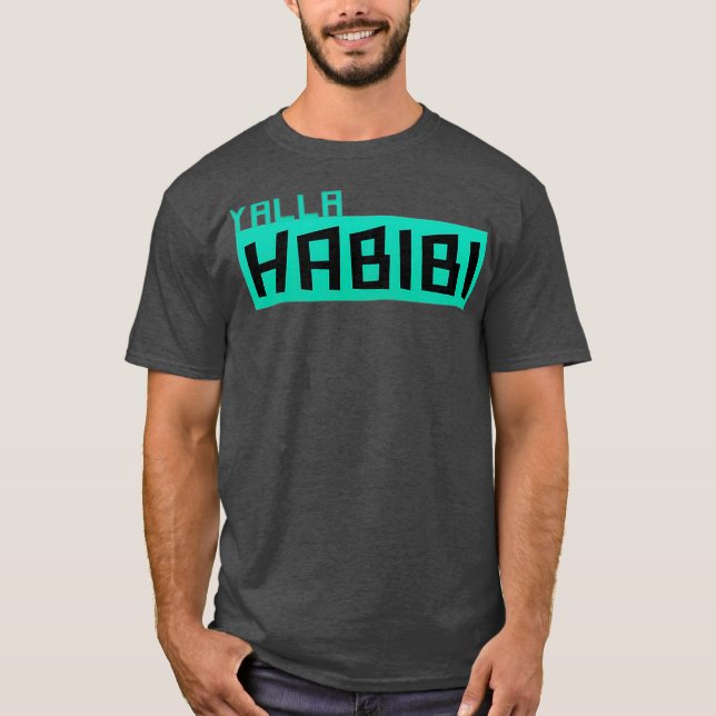 Yalla Habibi Tee Arabiska (Framsida)