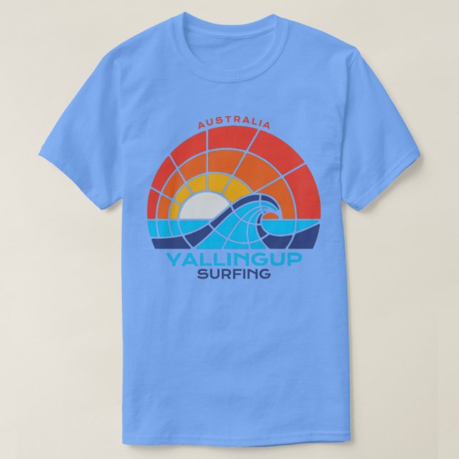 Yallingup Australia Surfing T Shirt (Design framsida)