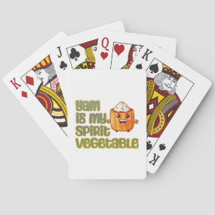 Yam är min sprit Vegetable Classic Casinokort