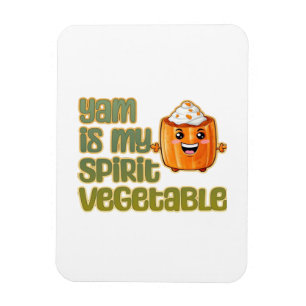 Yam är min sprit Vegetable Classic Magnet