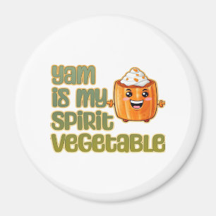 Yam är min sprit Vegetable Classic Magnet