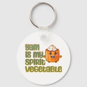 Yam är min sprit Vegetable Classic Nyckelring