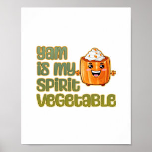 Yam är min sprit Vegetable Classic Poster