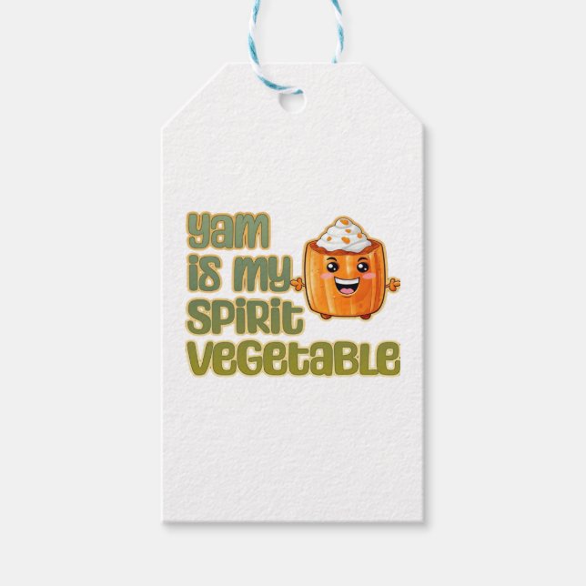 Yam är min sprit Vegetable Classic Presentetikett (Framsidan)