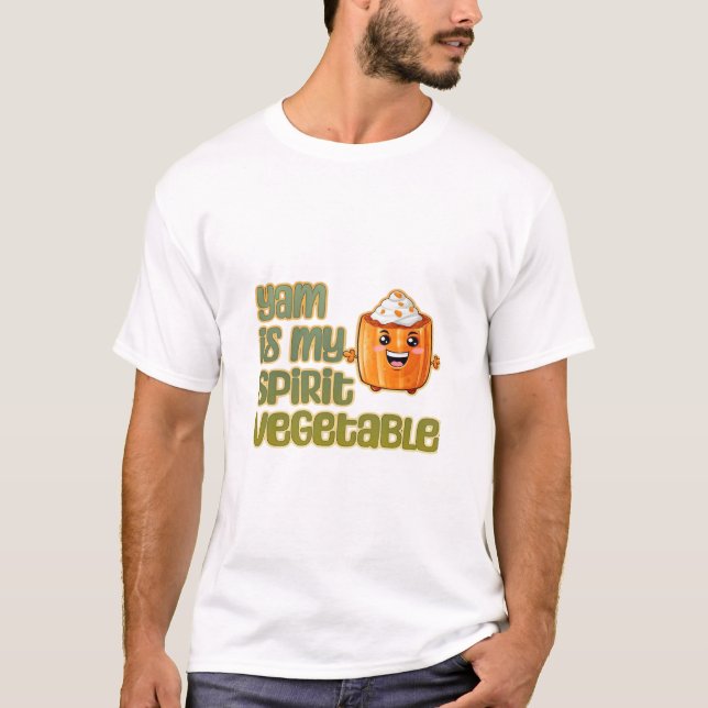 Yam är min sprit Vegetable Classic T Shirt (Framsida)