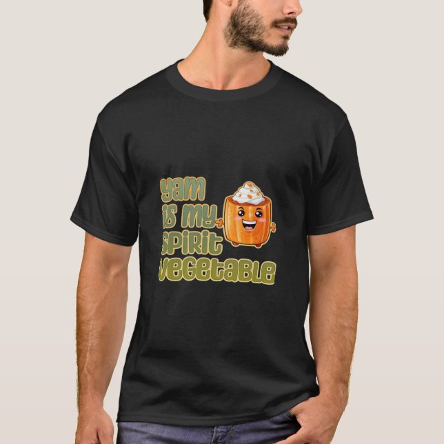 Yam är min sprit Vegetable Classic T Shirt (Framsida)