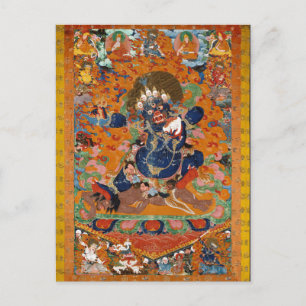 Yama Tibetansk Buddhistisk Gudom Vykort