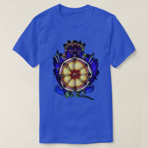 Yama & Wheel God Dödsgud i Indien Tee Shirt
