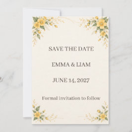 Yamabuki Save the Date Spara Datumet