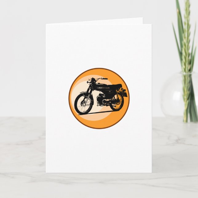 Yamaha FS1E 'FIZZY' Classic moped Kort (Framsida)