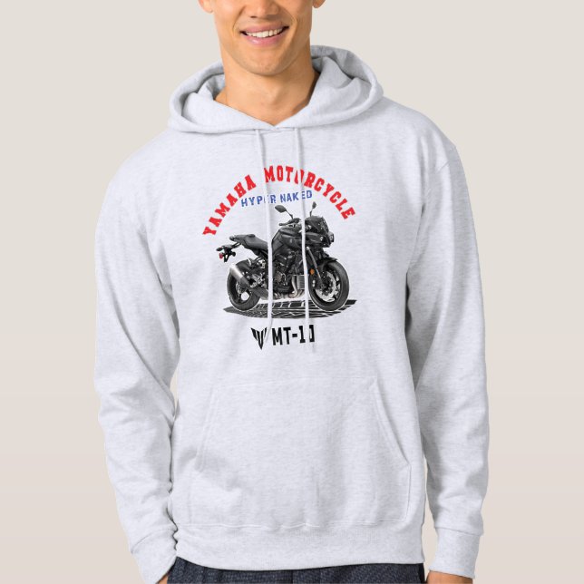 YAMAHA MT-10 Anpassningsbar Designer Apparatur T-S Hoodie (Framsida)