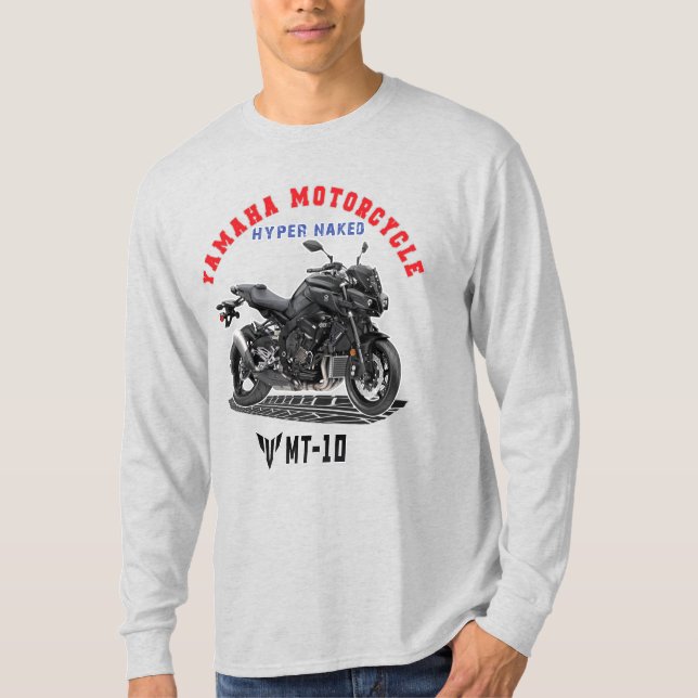 YAMAHA MT-10 Anpassningsbar Designer Apparel T-Shi T Shirt (Framsida)