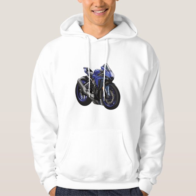 Yamaha R1 cute style Hoodie (Framsida)