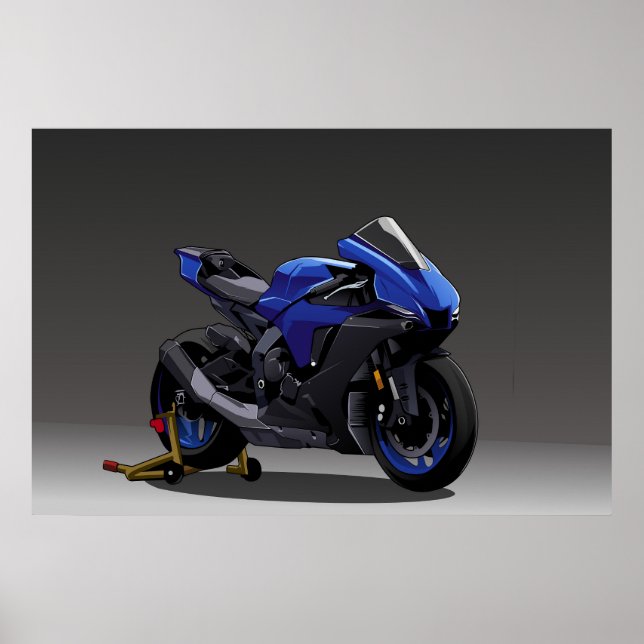 Yamaha R1 Poster (Framsidan)
