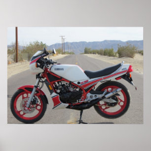 Yamaha RZ350 affisch 1985