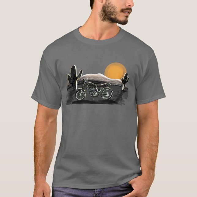YAMAHA SR400 älskare T Shirt (Framsida)