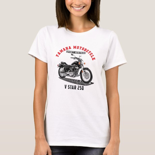 YAMAHA V STAR 250 Anpassningsbar Designer Apparatu T Shirt (Framsida)