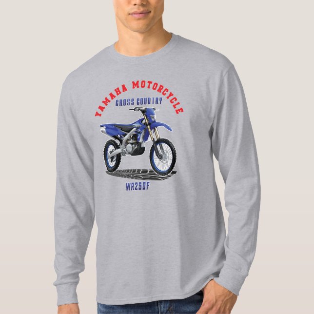YAMAHA WR250F Anpassningsbar Designer T-Shirt (Framsida)