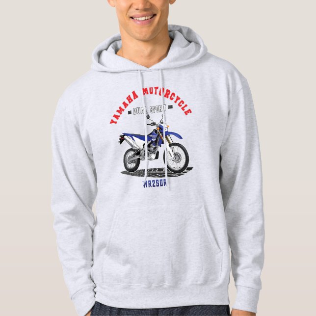 YAMAHA WR250R Anpassningsbar Designer T-Shirt Hoodie (Framsida)