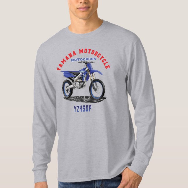 YAMAHA YZ450F Anpassningsbar Designer Apparatur T- T Shirt (Framsida)