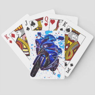 Yamaha YZF R1 Art Skriv ut Spel Kort