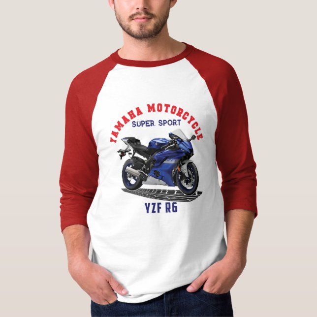 YAMAHA YZF R6 Anpassningsbar Designer Apparat T-Sh T Shirt (Framsida)