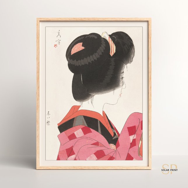 Yamakawa Shuho Red Collar Elegance Japanska Poster (Skapare uppladdad)