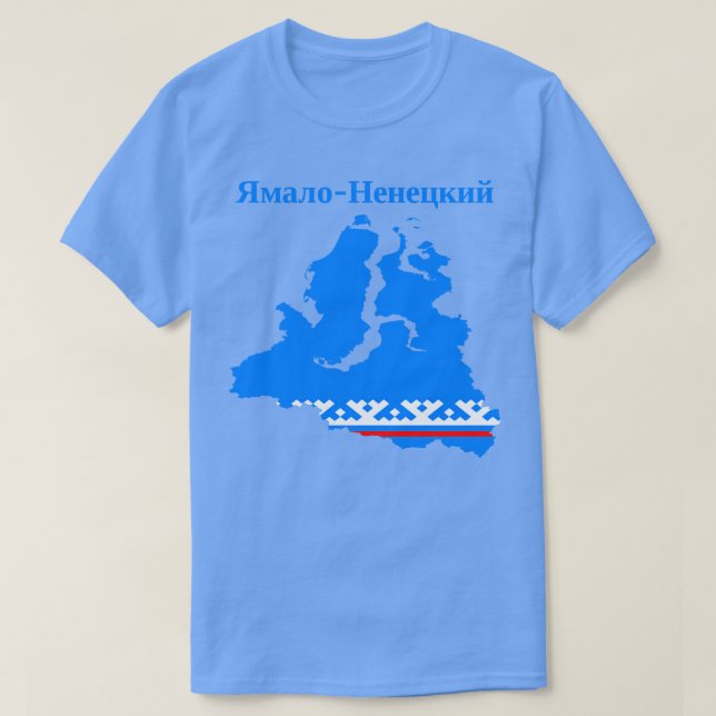 YamaloNenets Autonomous Okrug Ryssland T Shirt (Design framsida)
