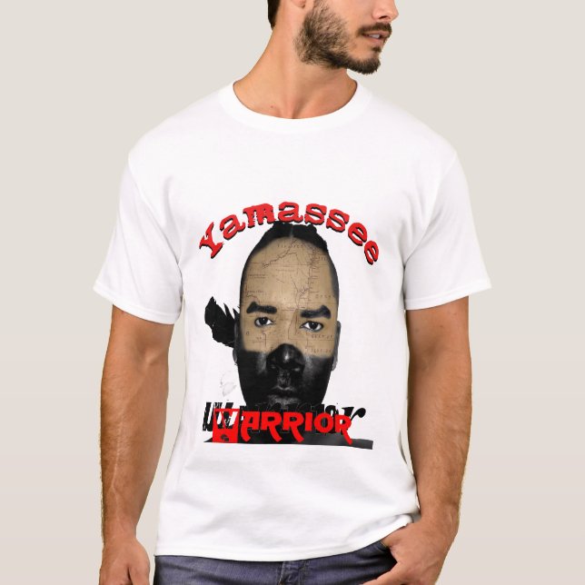Yamassee krigareT-tröja T Shirt (Framsida)