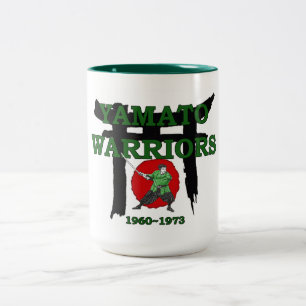 Yamato högstadium 1960-1973 Japan Två-Tonad Mugg