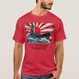 YAMATO Japansk batterhöva ww2 T Shirt