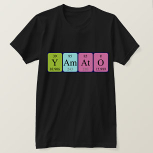 Yamato Periodisk skjorta bord namn Tee Shirt