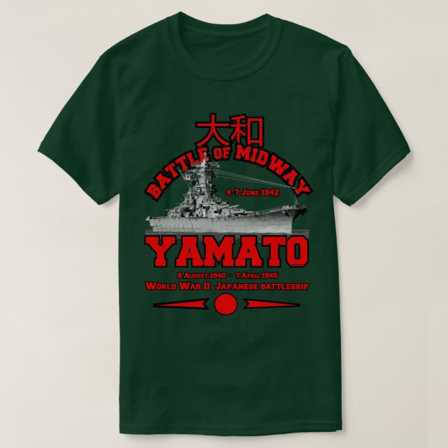 YAMATO ww2 T Shirt (Design framsida)