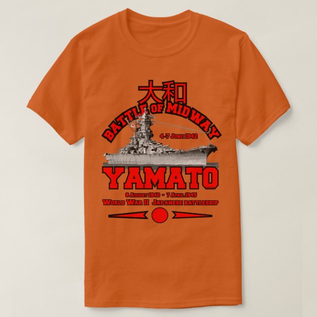 YAMATO ww2 T Shirt (Design framsida)