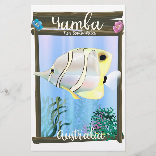 Yamba, New South Wales, Australien Brevpapper (Framsida)