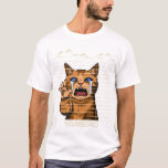 Yamero Anime Cat Funny Retro Crying Meme T Shirt<br><div class="desc">Capture the ultimate dramatic mood with this hilarious yamero anime cat design, featuring an emotional orange tabby dramatically begging for a break. The distressed retro aesthetic and classic Japanese manga humor make it a deeply relatable piece for anyone feeling a little overwhelmed or just loves internet culture. Perfect for customizing...</div>