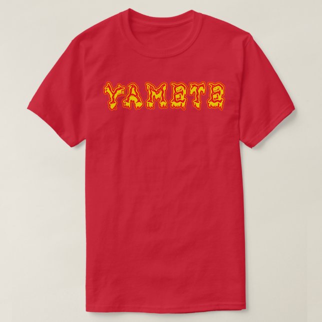Yamete T Shirt (Design framsida)