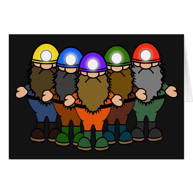 Yampi grottmanlag hälsningskort (Framsidan Horizontal)