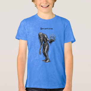 Yan-gant-y-tan Demonisk Vildman Ljusande Hand T Shirt