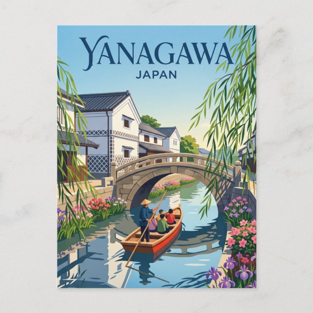 Yanagawa Japan Vykort (Framsida)