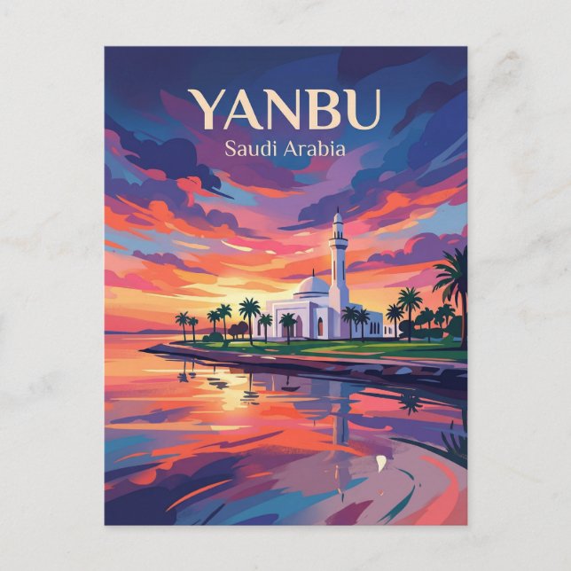 Yanbu Saudiarabien Vykort (Framsida)