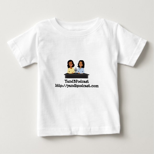 YandBPodcast Småbarn T-Shirt (Framsida)